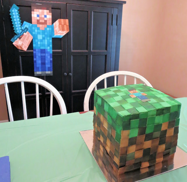 Minecraft Grass Block Cake 2