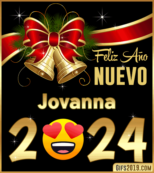 Feliz año nuevo 2024 Jovanna