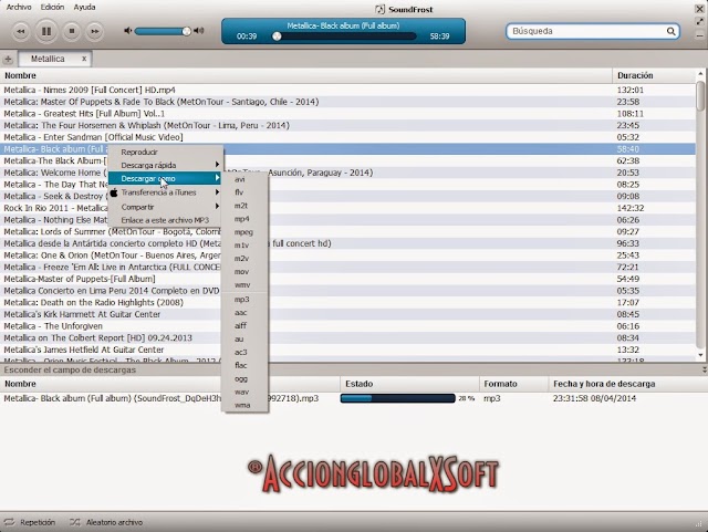 SoundFrost 3.8.0 + Portable [Busqueda y descarga de música en mp3][Nueva versión]