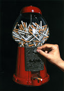 . device that efforts to imitate the act of cigarette smoking by bearing .