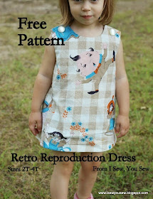 http://isewyousew.blogspot.com/2014/07/retro-reproduction-dress-free-pattern.html