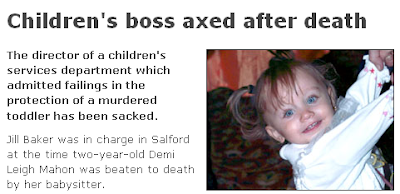 Children's boss axed after death