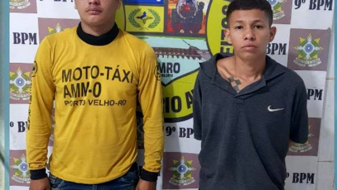  Após assalto, mototaxista e comparsa são presos em boca de fumo