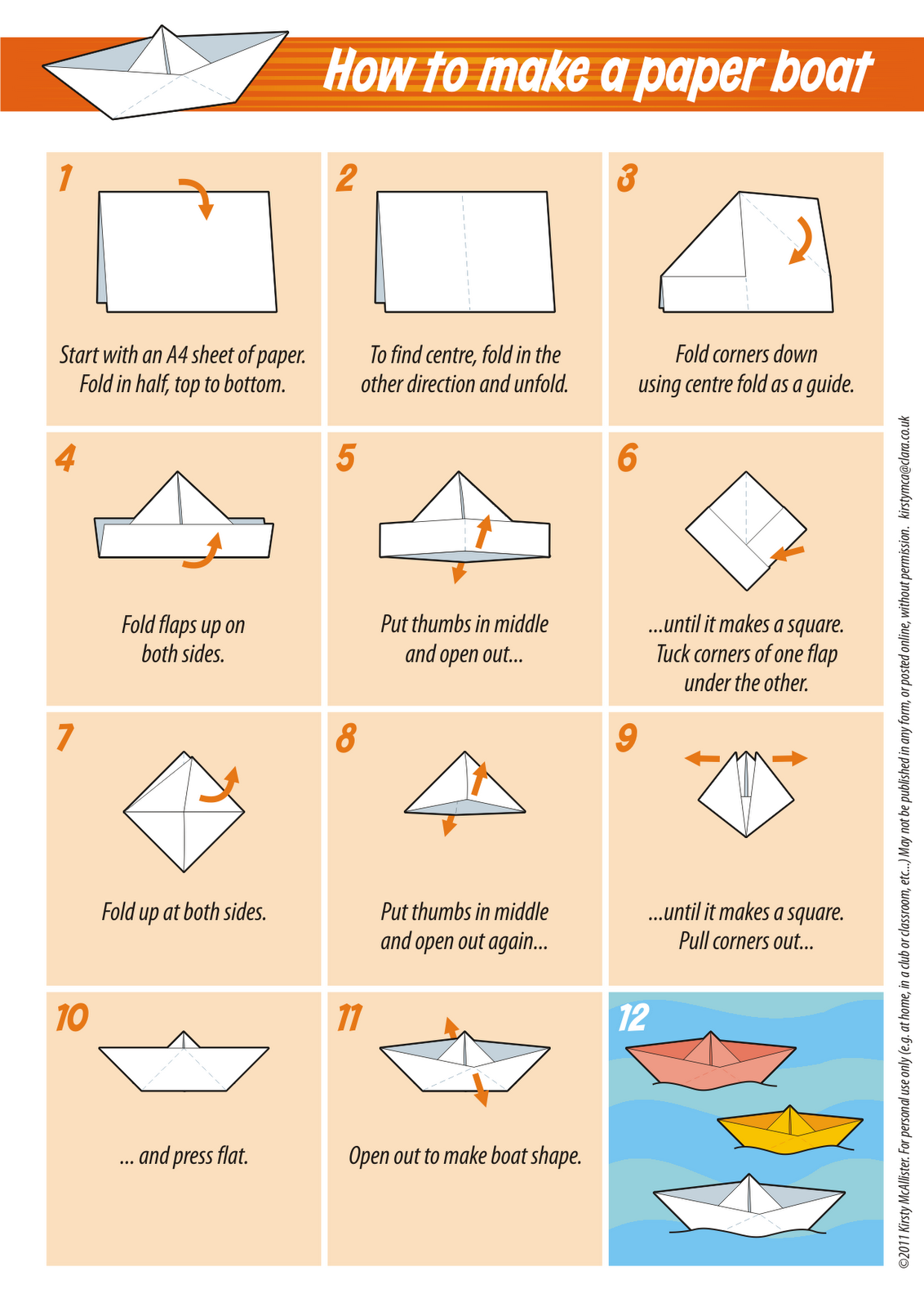 Miscellany of Randomness: Paper boat