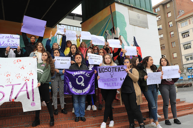 manifestación contra la sentencia a La Manada