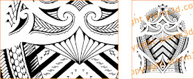 maori samoan shoulder tattoo design mixed sleeve