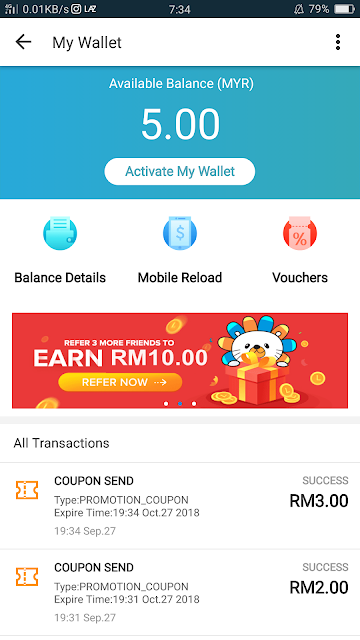 Cara Untuk Dapatkan Topup Percuma Lazada