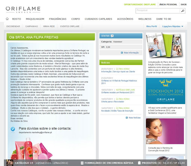 comprar cosmeticos oriflame online