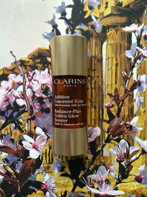 New for spring Clarins radiance pulls golden glow booster