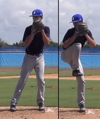 By making sure you end your starting position with your core in an upright position, you use your reactionary stride to challenge every opponent with pinpoint command, deceptive throwing arm speed and late ball movement.