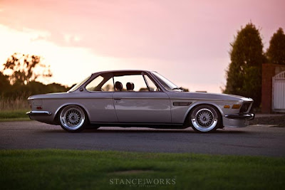 BMW E9 Rebaixada + Rodas BBS