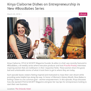 Kinya Claiborne Dishes on Entrepreneurship in New #BossBabes Series