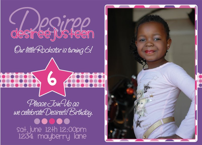 birthday party invites for girls. Girls Birthday Party Invites