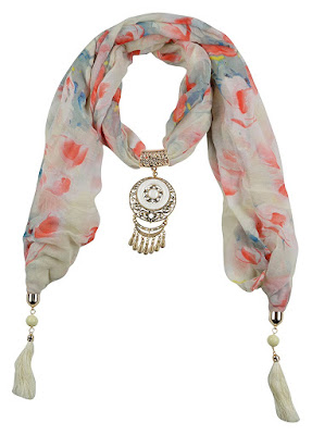 Convert Your Stole Into Combined Stole Jewellery With Stylish Neckpiece