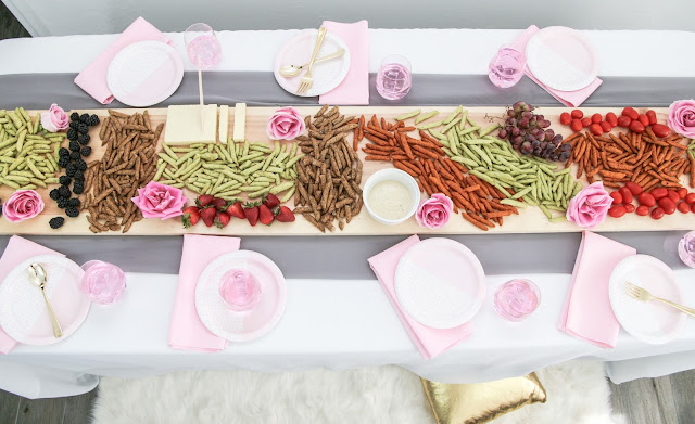 Boho Grazing Table Runner with Harvest Snaps by The Celebration Stylist