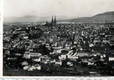 Photo ancienne d'Auvergne : lieux divers.