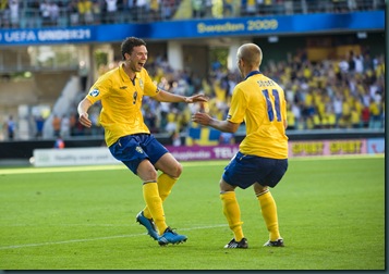 Fotboll, U21, EM, England - Sverige