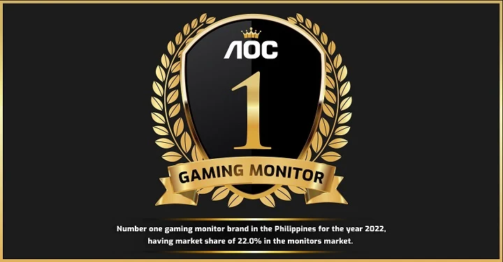 AOC Monitors is the Philippines' Leading Gaming Monitor Brand for 2022