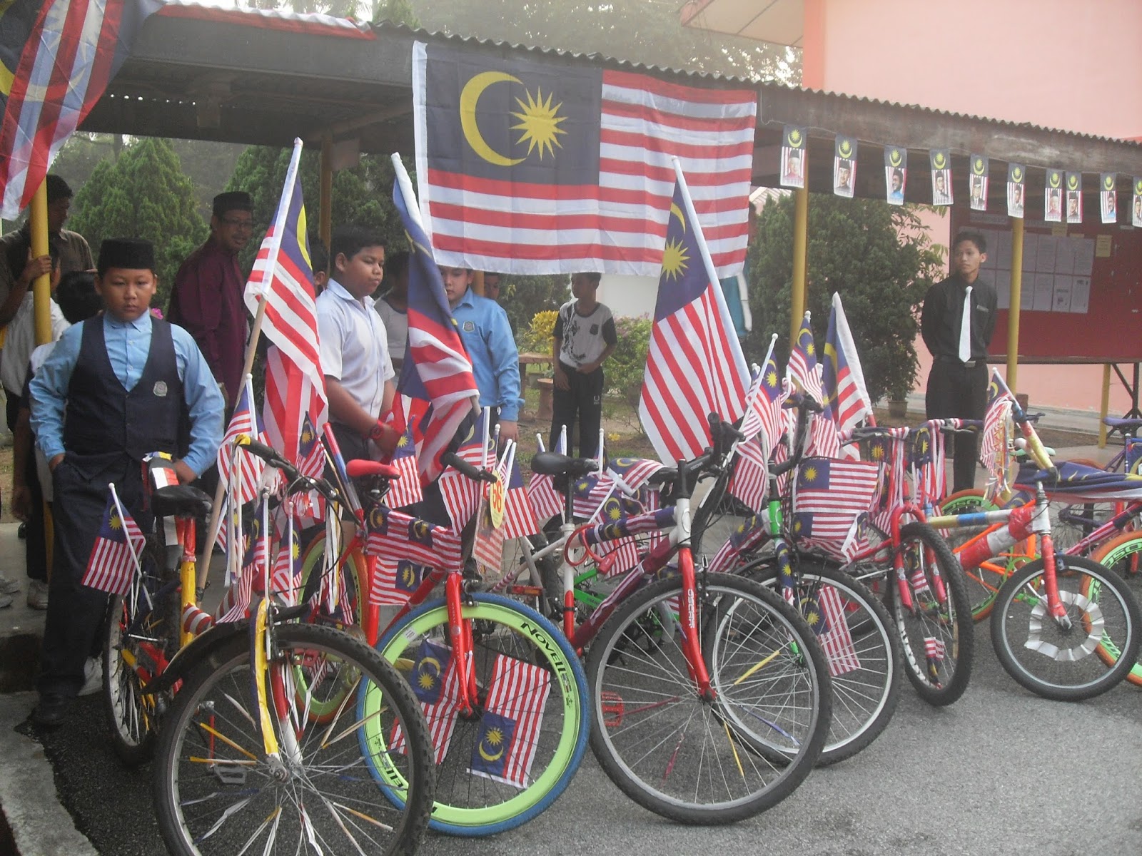 Basikal Berhias Hari Merdeka