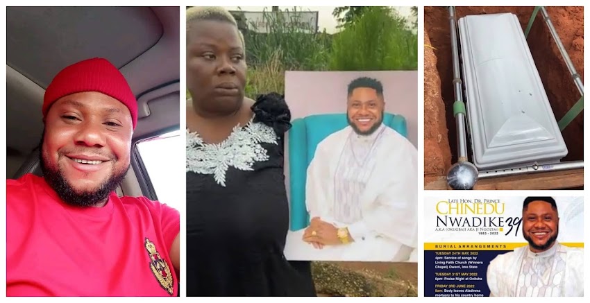 Photos from Late Gospel Singer, Chinedu Nwadike burial (Photos)