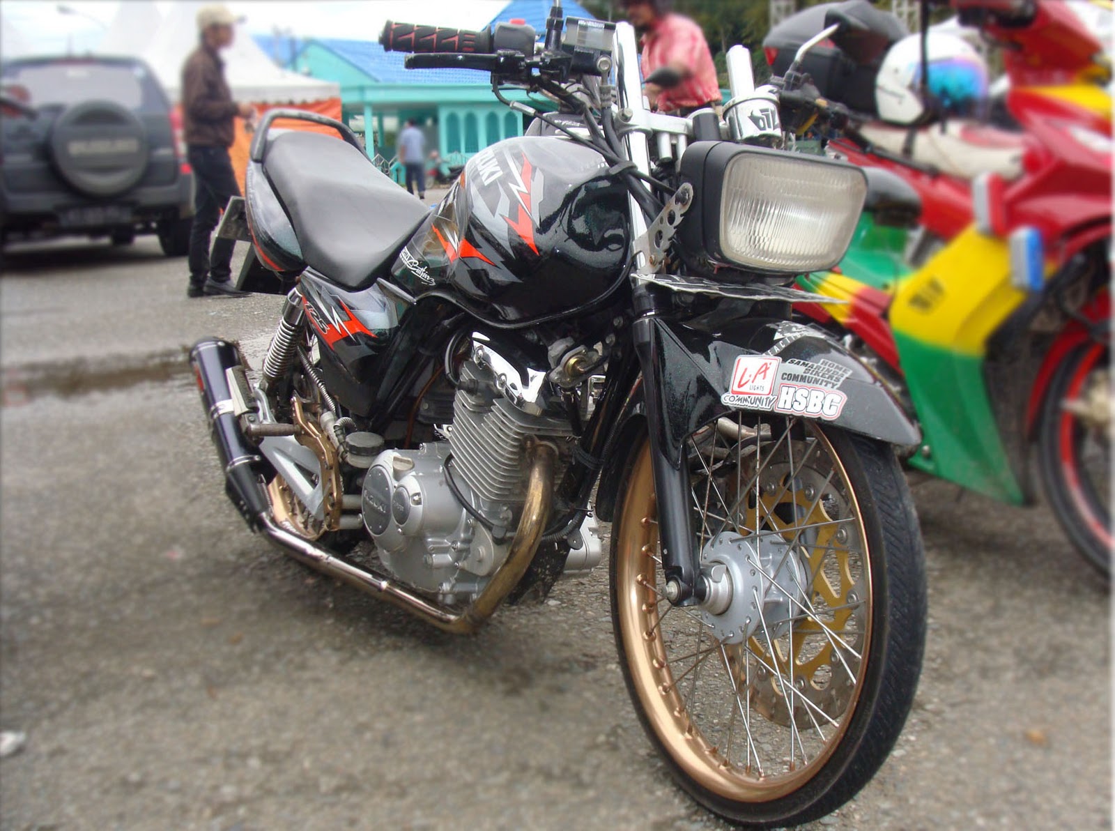 73 Gambar Modifikasi Motor Thunder Ban Kecil Pelekmodif