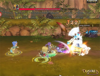 Dragonica, is a free-to-play arcade-style 3D side-scrolling MMORPG developed by Barunson Interactive. It is available in English, German and French. With original keyboard-controlled gameplay, a vibrant 3D universe and plenty of tongue-in-cheek humour along the way, Dragonica has universal appeal by attracting all types of people the game has lots of fun and interesting content to keep players busy.