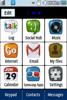 General Android Samsung Corby 2 Theme 2 Menu