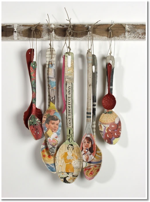 maggie hollingworth spoons art decor