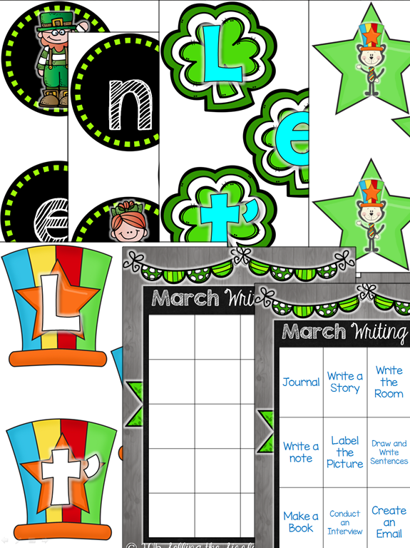 https://www.teacherspayteachers.com/Product/March-Writing-Center-MEGA-Pack-1748564