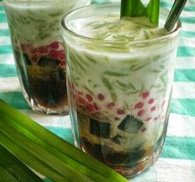 cara membuat es cendol cincau