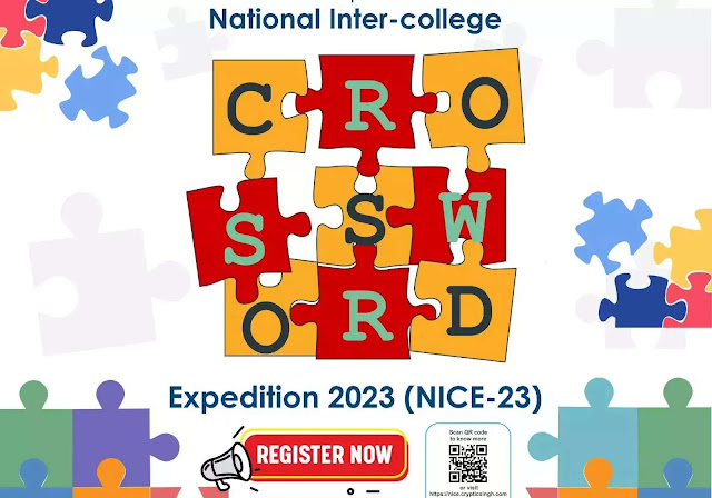 National Inter College Crossword Expedition 2023 (NICE-23)