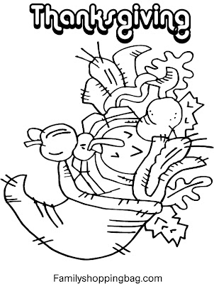 Thanksgiving Coloring Pages 