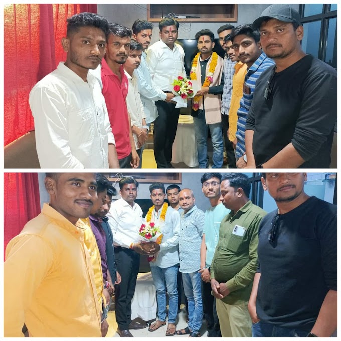 लोकाधिकार विद्यार्थी संघाच्या नवनियुक्त पदाधिकाऱ्यांचा सत्कार समारंभ संपन्न.*