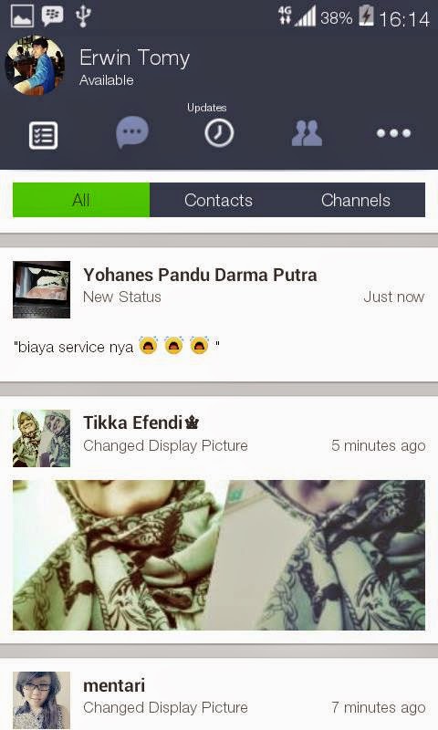 BBM Mod Tema Line V.2.8.0.21 Apk Terbaru