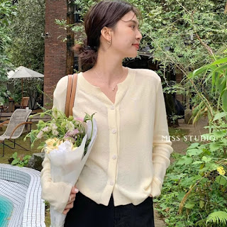 cardigan by Ladycollection88 - Rekomendasi Outfit Korean Style Part 11 (disertai LINK SHOPEE)