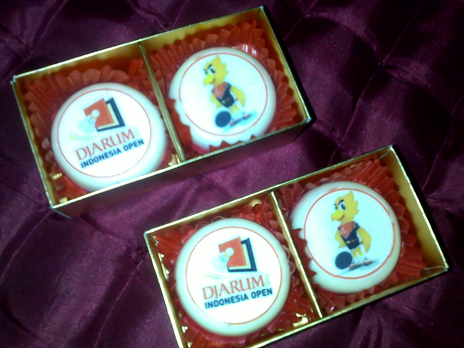 Bunda Cakes Souvenir Coklat  Djarum Indonesia  Open 2012