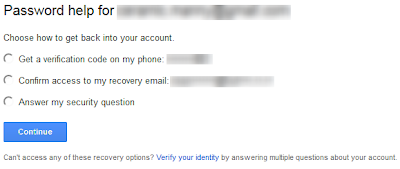 how to recover Gmail Account