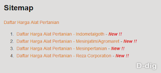 Cara Membuat Sitemap Otomatis - Blogger