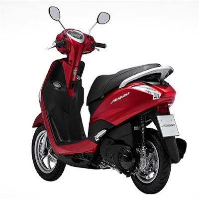 2016 Yamaha Acruzo 125cc red rear image