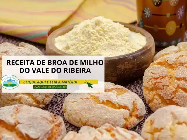 Receita de Broa de Milho do Vale do Ribeira