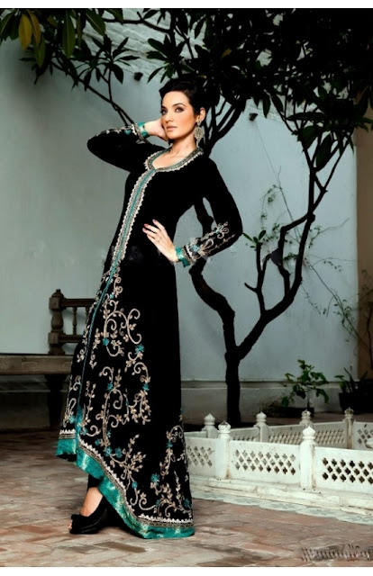 Tail style gown for girls new fashion in Pakistan 2016