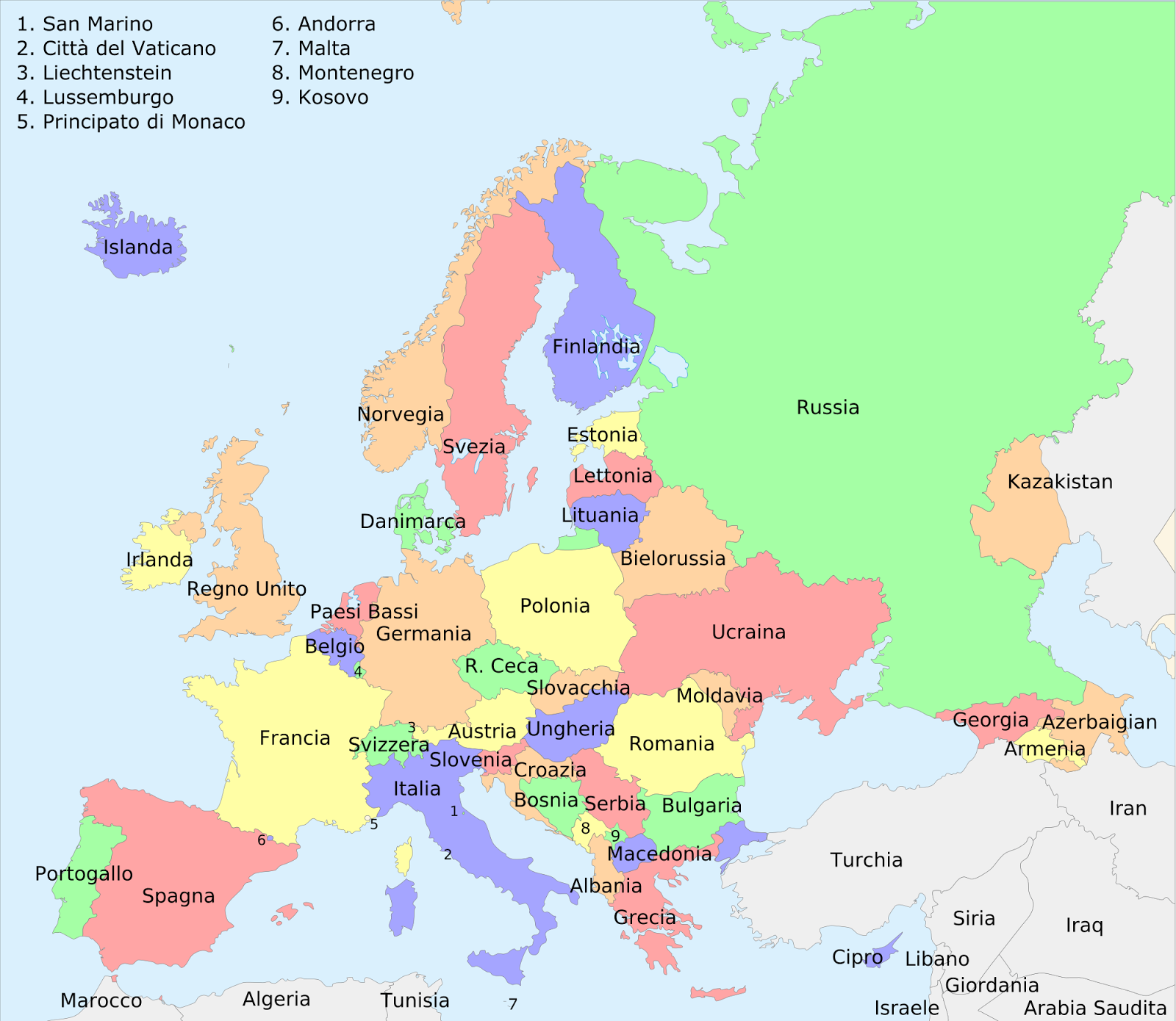 Stati dell Europa