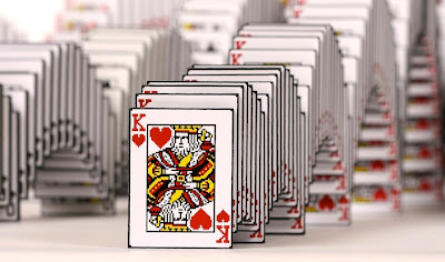 Solitaire Win Screen Sculpture