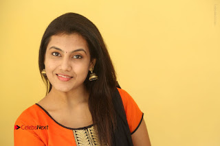 Telugu Actress Chandana Stills in Salwar Kameez at Karam Dosa Movie Press Meet  0118.JPG