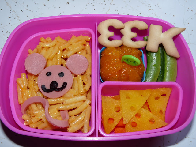 mouse macaroni cheese bento lunch