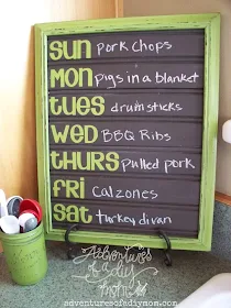 Chalkboard Beadboard Menuboard