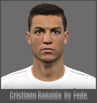 PES 2016 Cristiano Ronaldo Face by Fede