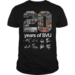 20 Years Of SVU Law And Order All Signatures Shirt