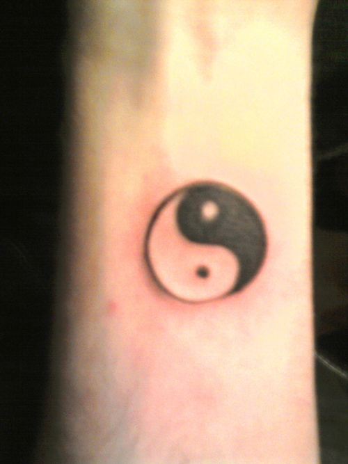 yin and yang tattoos. TRIBAL FROG STICKER Yin Yang