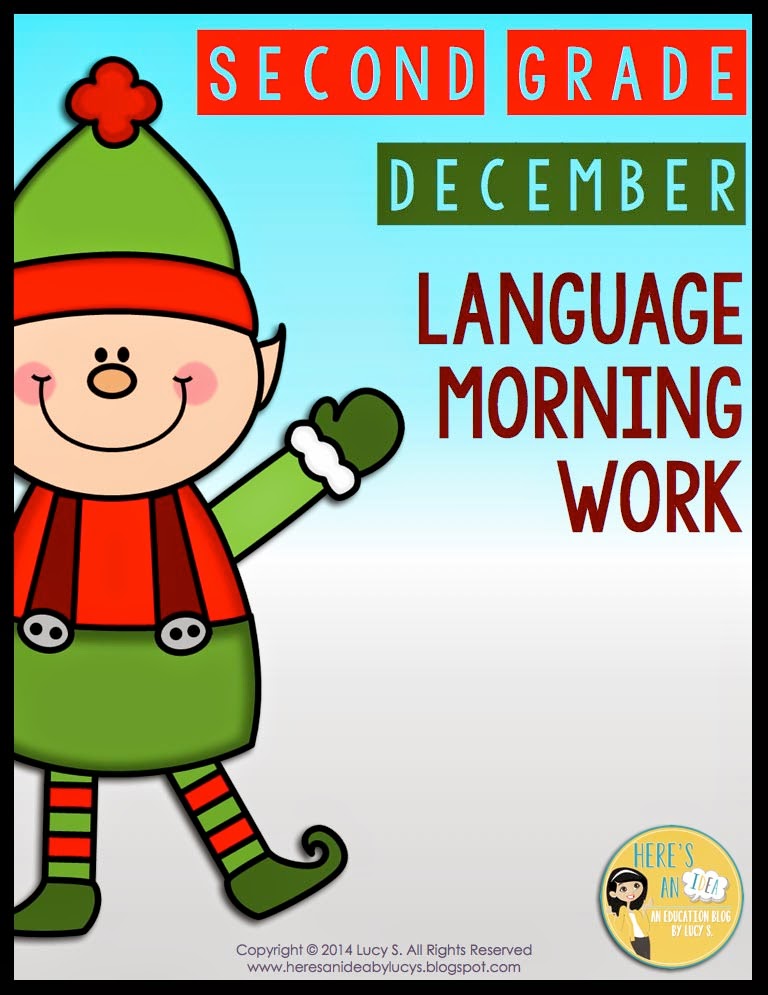  2nd Grade Language Morning Work - December